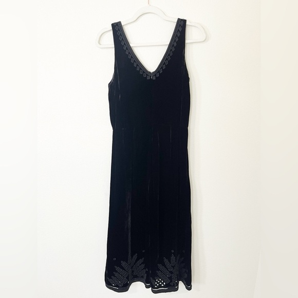 Jade by Johnny Was Embroidered Velvet Cropped Jumpsuit - Picture 9 of 9